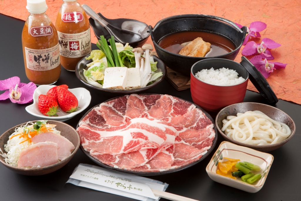 黒豚味噌しゃぶ御膳(六白秘伝)2000